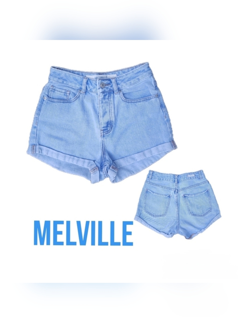 Melville High Waist Jean Shorts
